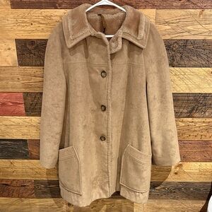 Cozy Tan Teddy Jacket for Women